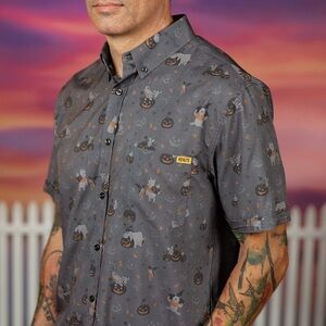 RSVLTS Disney Winnie The Pooh "Pumpkin Patch" - Kunuflex Short Sleeve Shirt